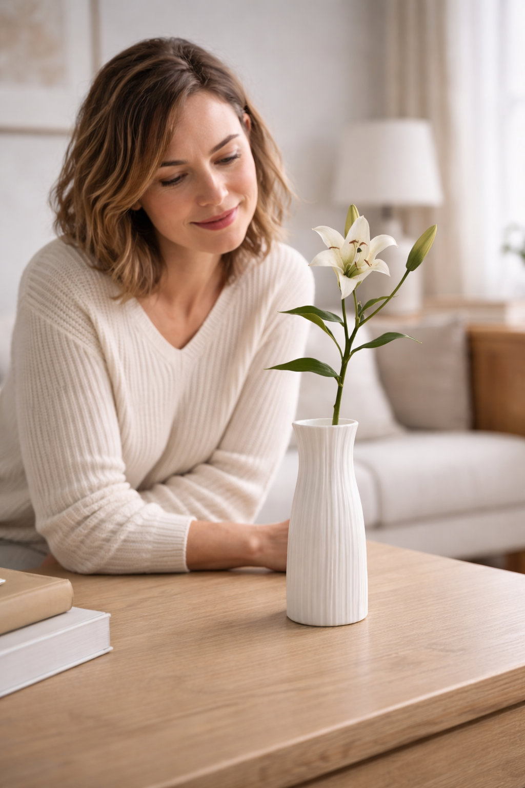 Vase Nordique Minimal - Atelier Sculpté