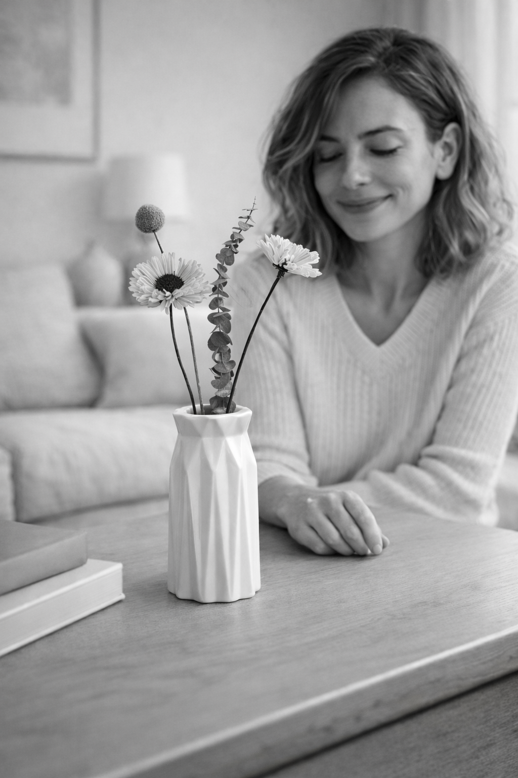 Vase Nordique Minimal - Atelier Sculpté