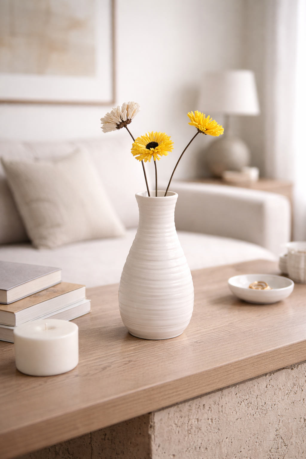 Vase Nordique Minimal - Atelier Sculpté