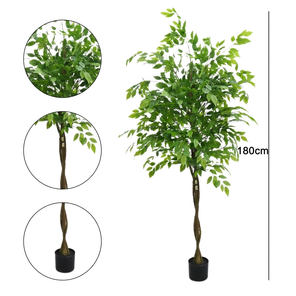 Ficus Artificiel Éternité - Arbre Décoratif Réaliste