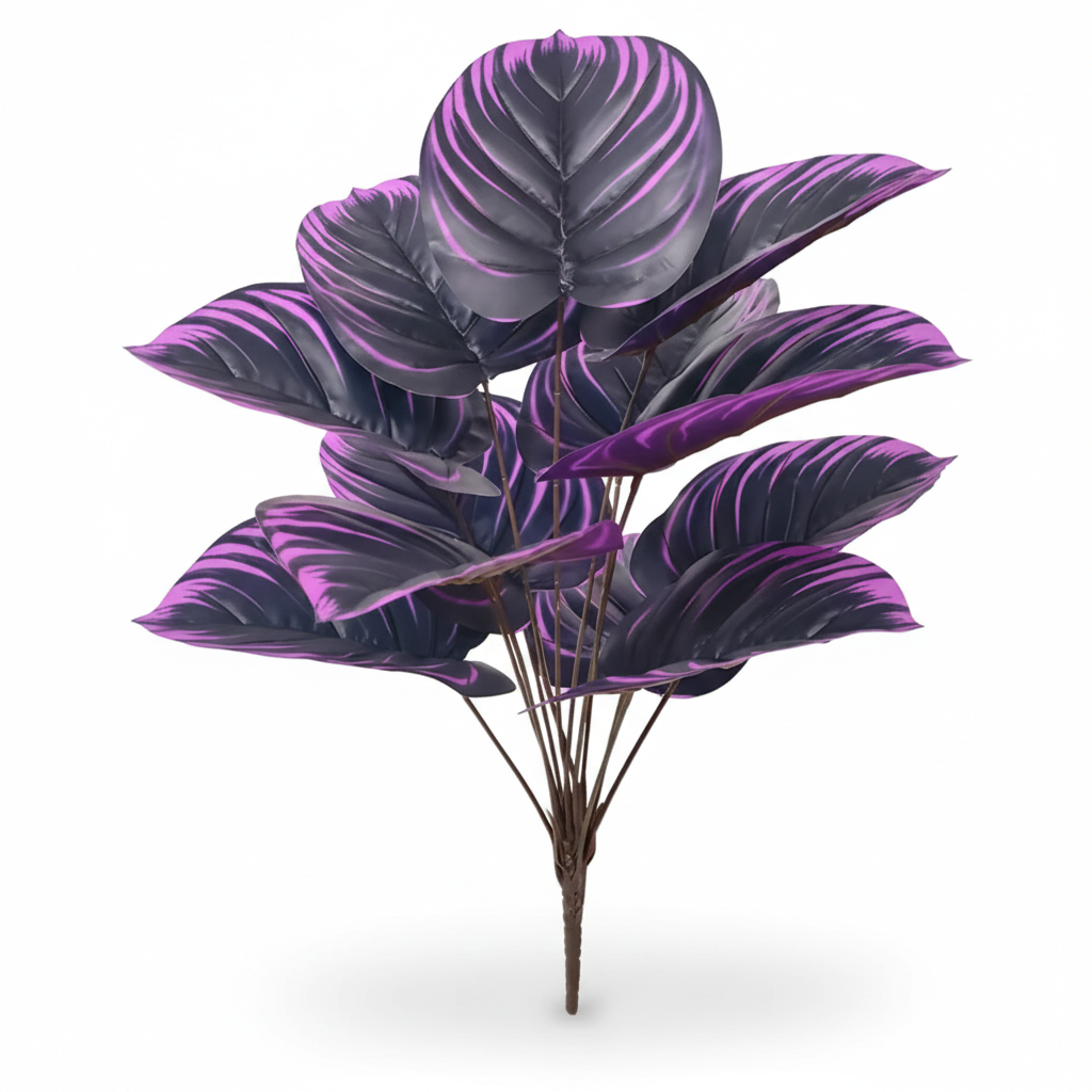 Feuillage Tropical Artificiel - Monstera Pourpre