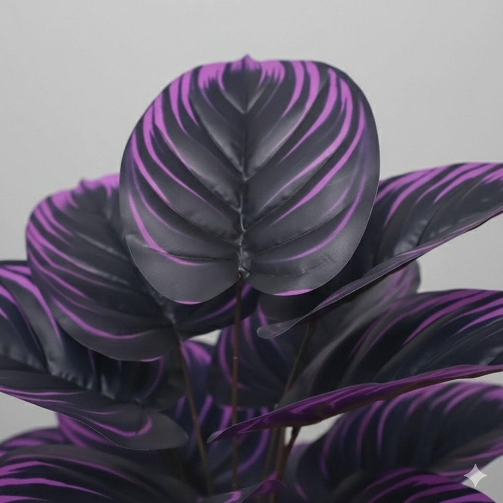 Feuillage Tropical Artificiel - Monstera Pourpre