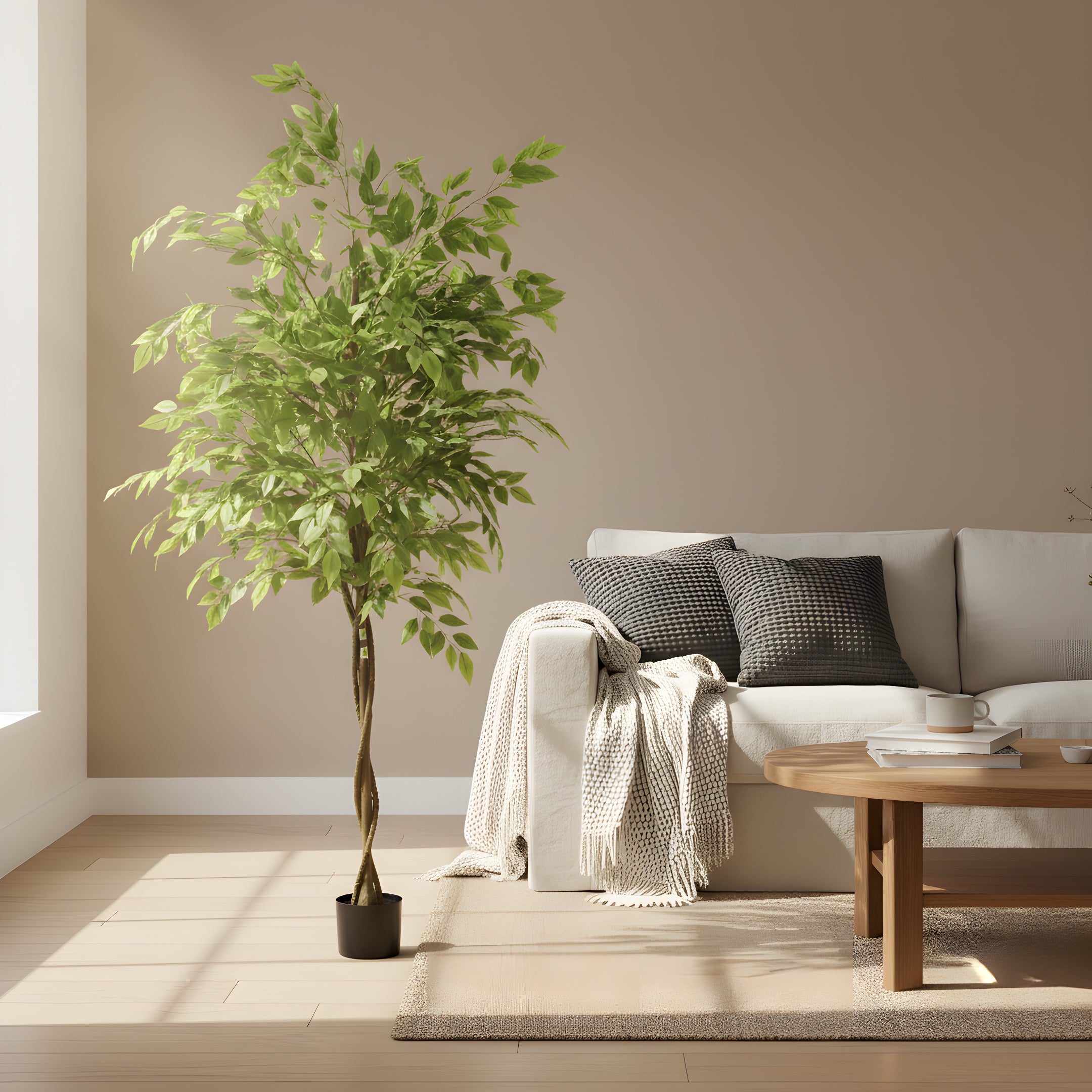 Ficus Artificiel Éternité - Arbre Décoratif Réaliste