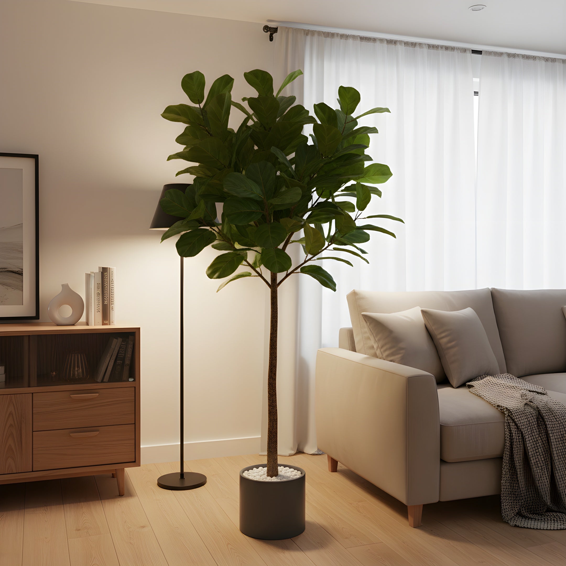 Ficus Lyrata Artificiel Signature - Figuier Lyre