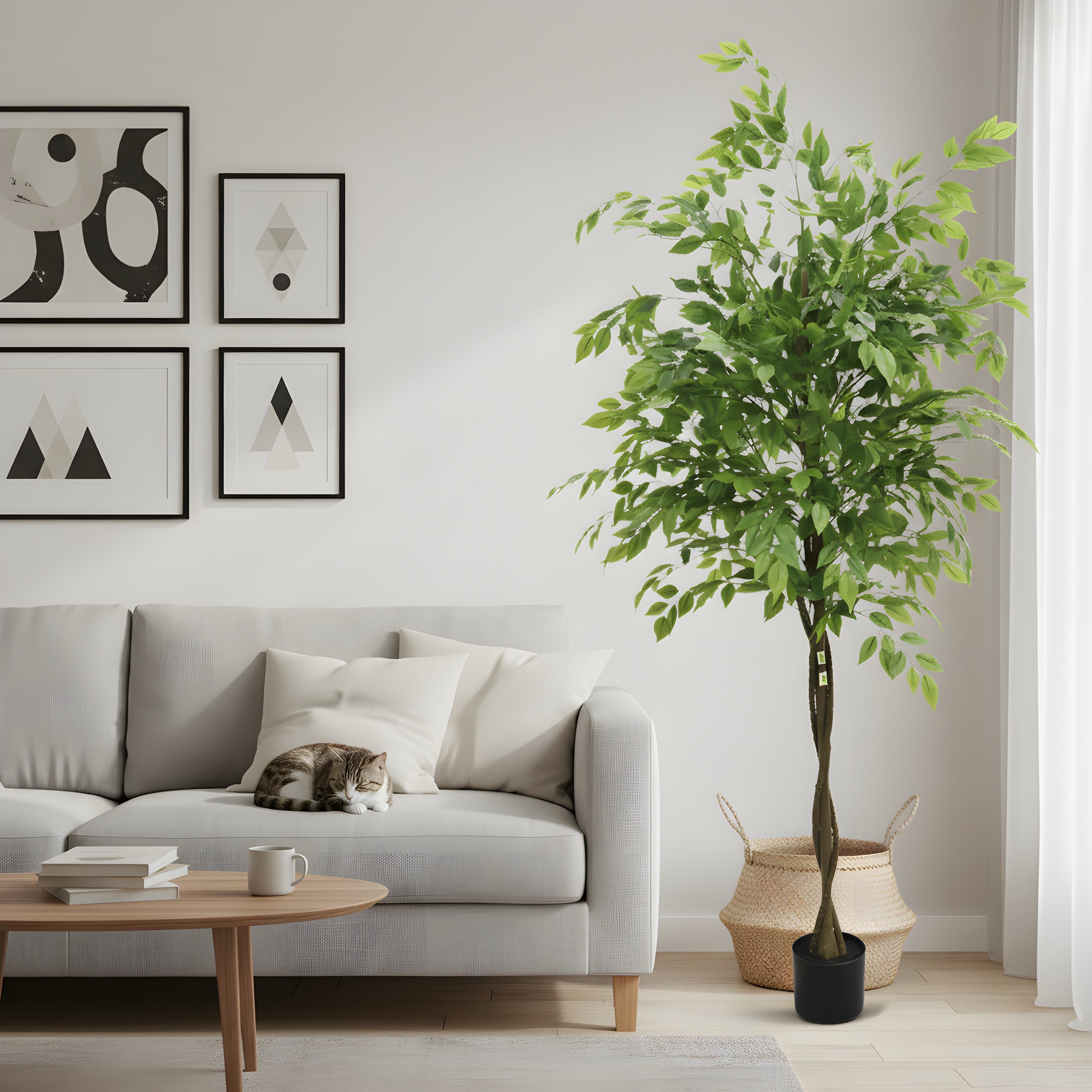 Ficus Artificiel Éternité - Arbre Décoratif Réaliste