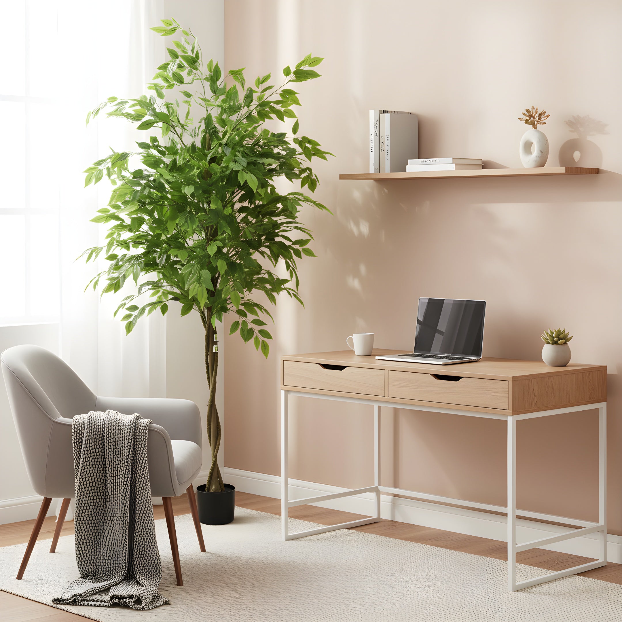 Ficus Artificiel Éternité - Arbre Décoratif Réaliste