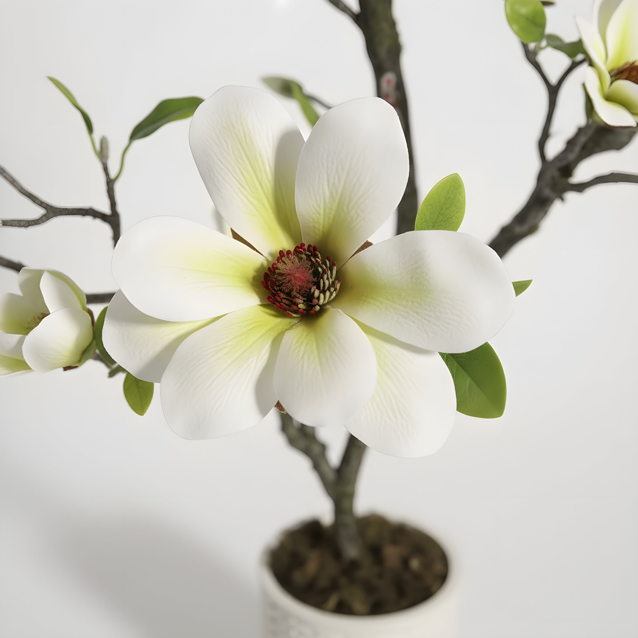 Magnolia Artificiel Éternel - Arbre à Fleurs Élégantes