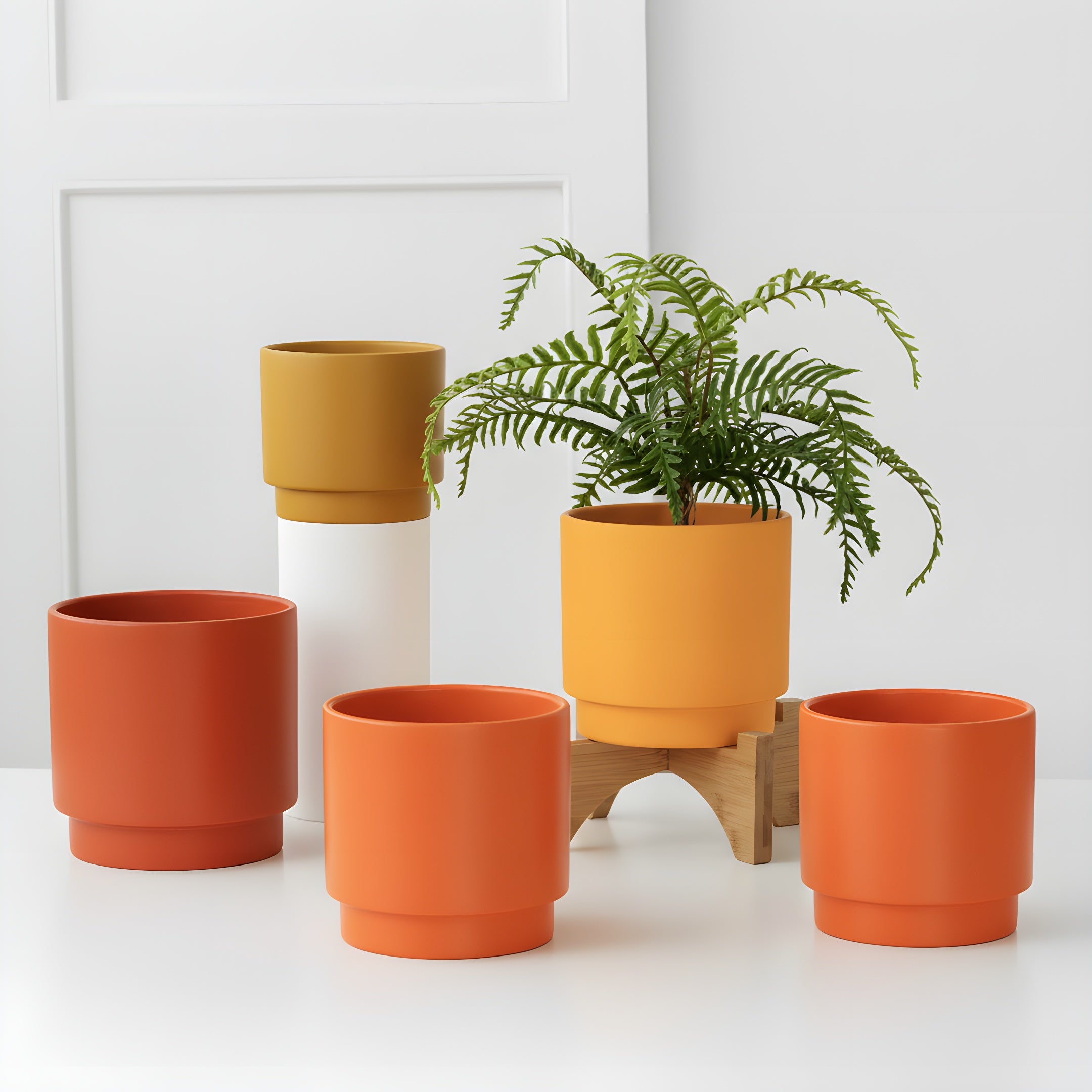 Pot de Fleur Céramique Minimal - Atelier Botanique