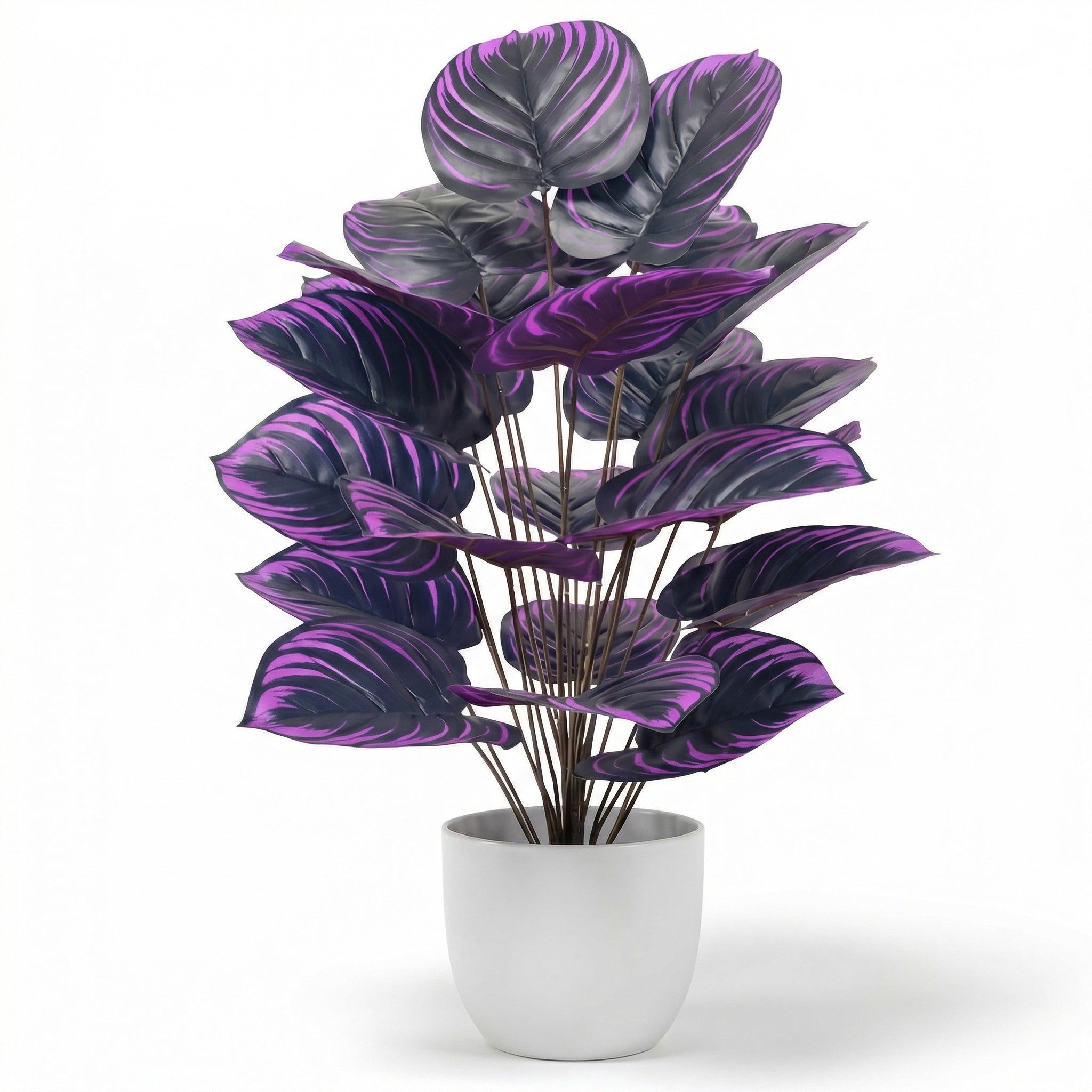 Feuillage Tropical Artificiel - Monstera Pourpre
