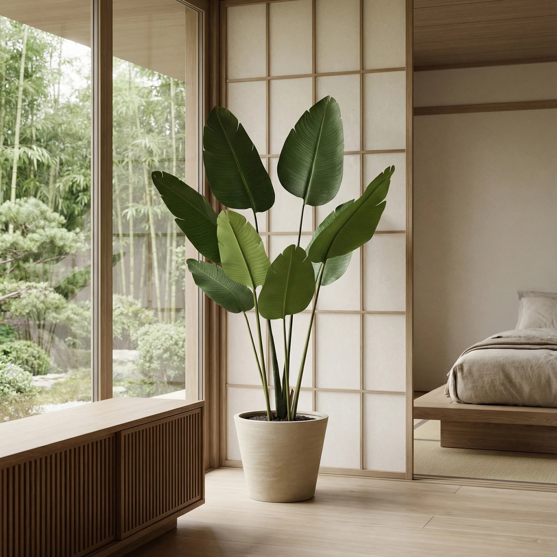 Strelitzia Nicolai Artificielle 180 cm