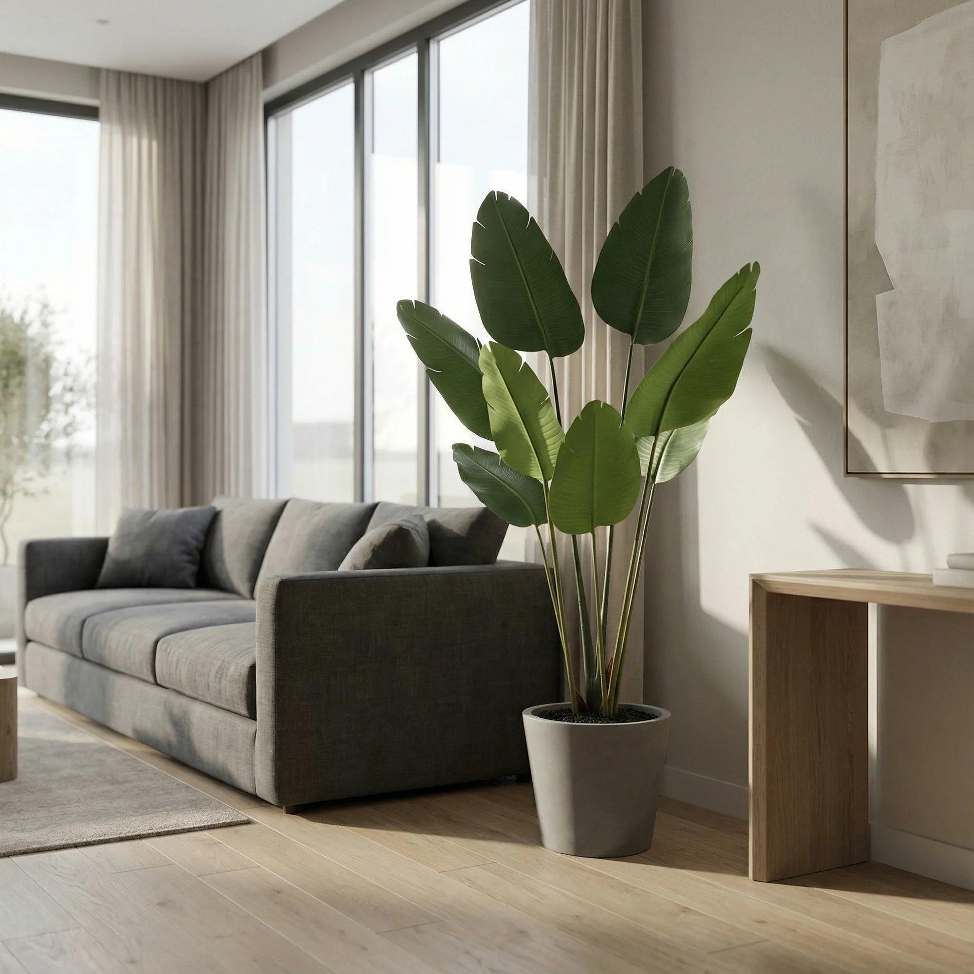 Strelitzia Nicolai Artificielle 180 cm